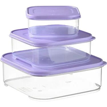 Follow Me No : 1,1lt 2,2lt 3,65lt Nano 3lü Set Saklama Kabı