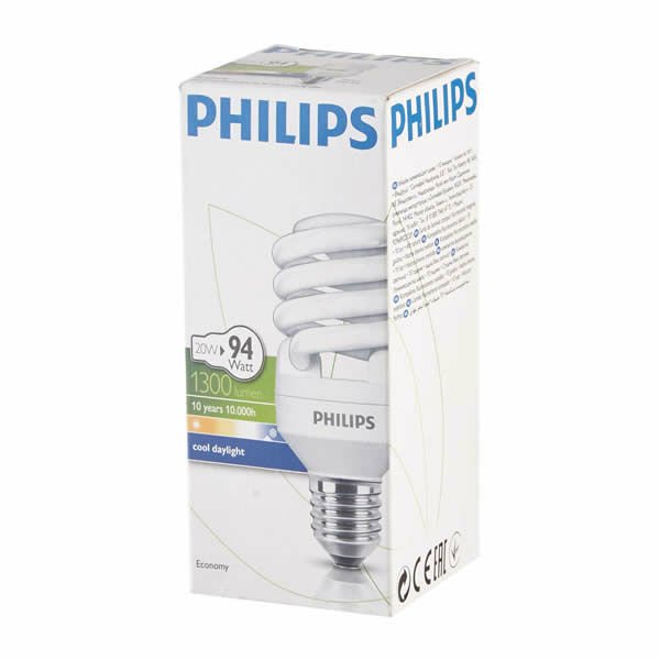 Philips Twister 20 Walt Beyaz Ampül