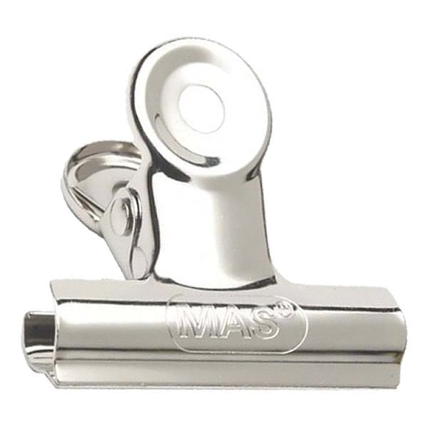 Ofis 65 mm Yaylı Beyaz Metal Kıskaç