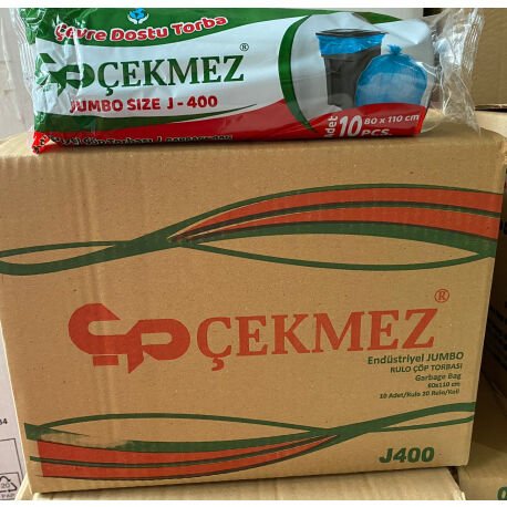 Çekmez Jumbo Çöp Torbası 80x110 400gr
