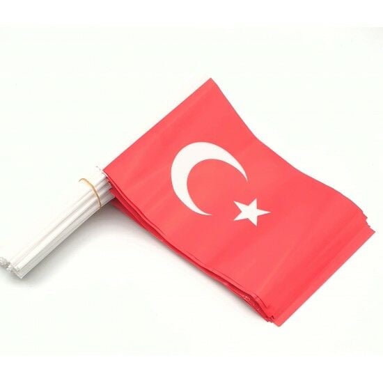 Buket BKT-302 Sopalı Kağıt Bayrak 40lı