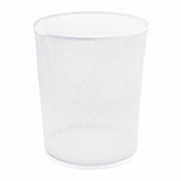 Globox 6265 Beyaz Metal Çöp Kovası