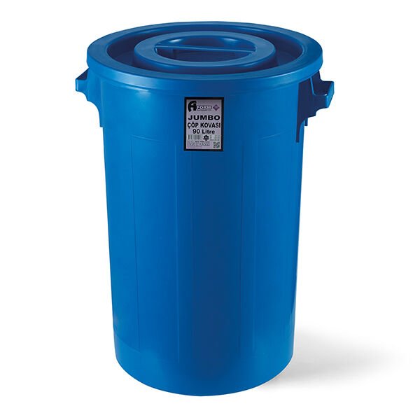 Aform 90 lt Mavi Jumbo Çöp Kovası