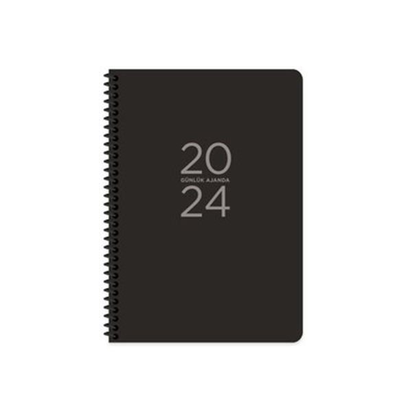 Keskin Color Spiralli Haftalık Ajanda Siyah