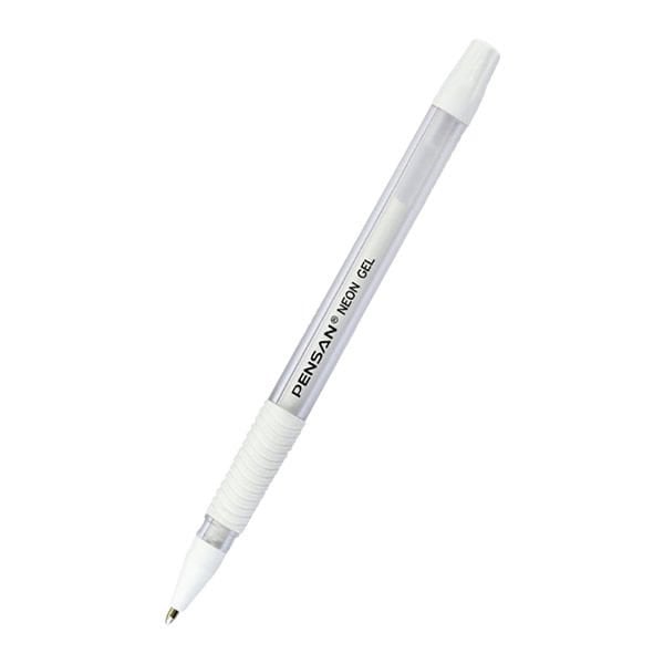 Pensan 1,0 mm Neon Beyaz Jel Tükenmez Kalem