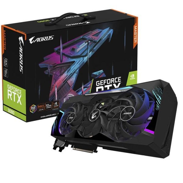 Gigabyte GV-N3080AORUS M-10GD GeForce RTX3080 AORUS MASTER 10GB GDDR6X 320 Bit Ekran Kartı