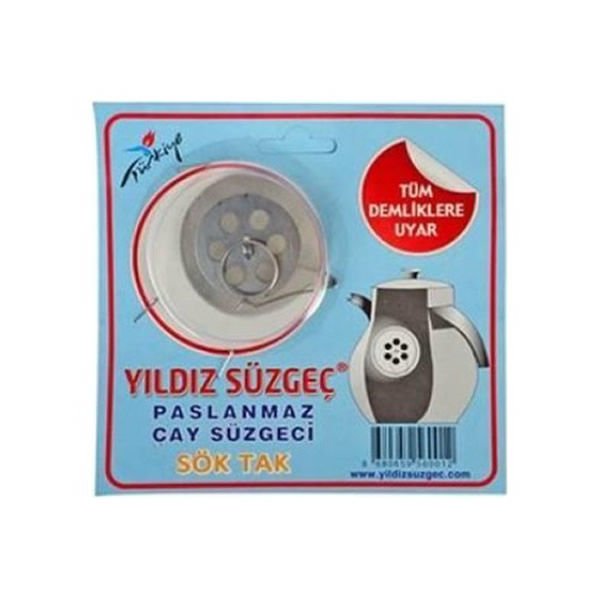 Yıldız Sök Tak Çay Süzgeci