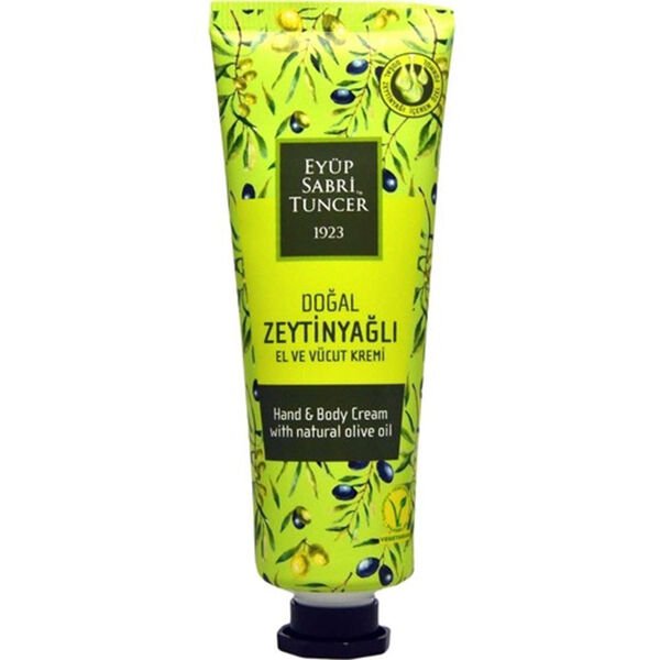 Doğal Zeytinyağlı El Ve Vücut Kremi 50ml Tüp