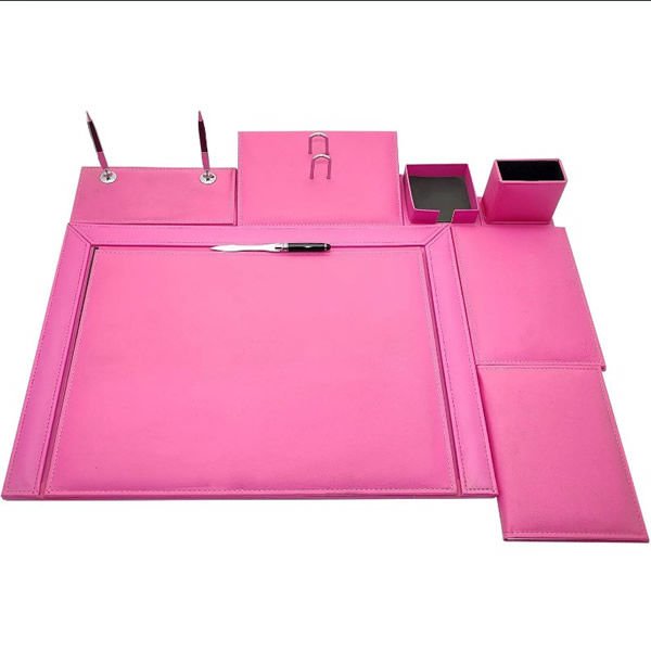 Gülpaş 280 Lüks 9 Parça Çerçeveli Pembe Sümen Takımı