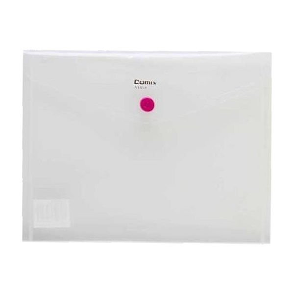 Comix A1854 Çıtçıtlı Şeffaf Dosya