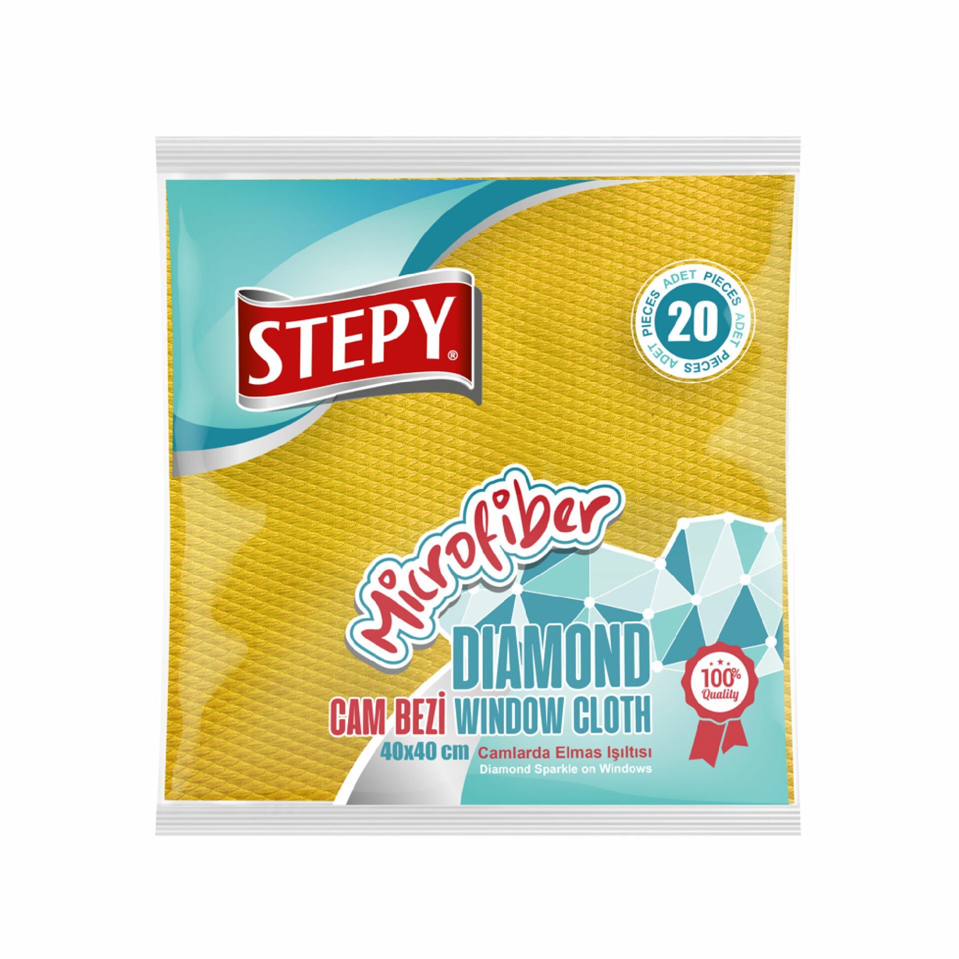 Stepy 40x40 cm Mikrofiber Temizlik Bezi