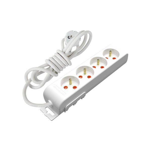 Ri-Tech 4 lü 3 mt Topraklı Grup Priz