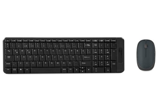 Everest KM-220 Siyah Kablosuz Q Multimedia Klavye + Mouse Set
