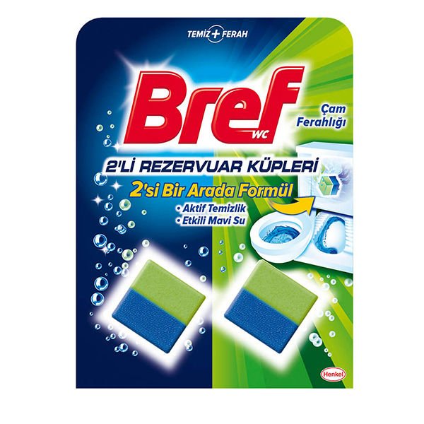 Bref Wc Rezervuar Power Aktiv Çam Ferahlığı 50Grx2 Adet