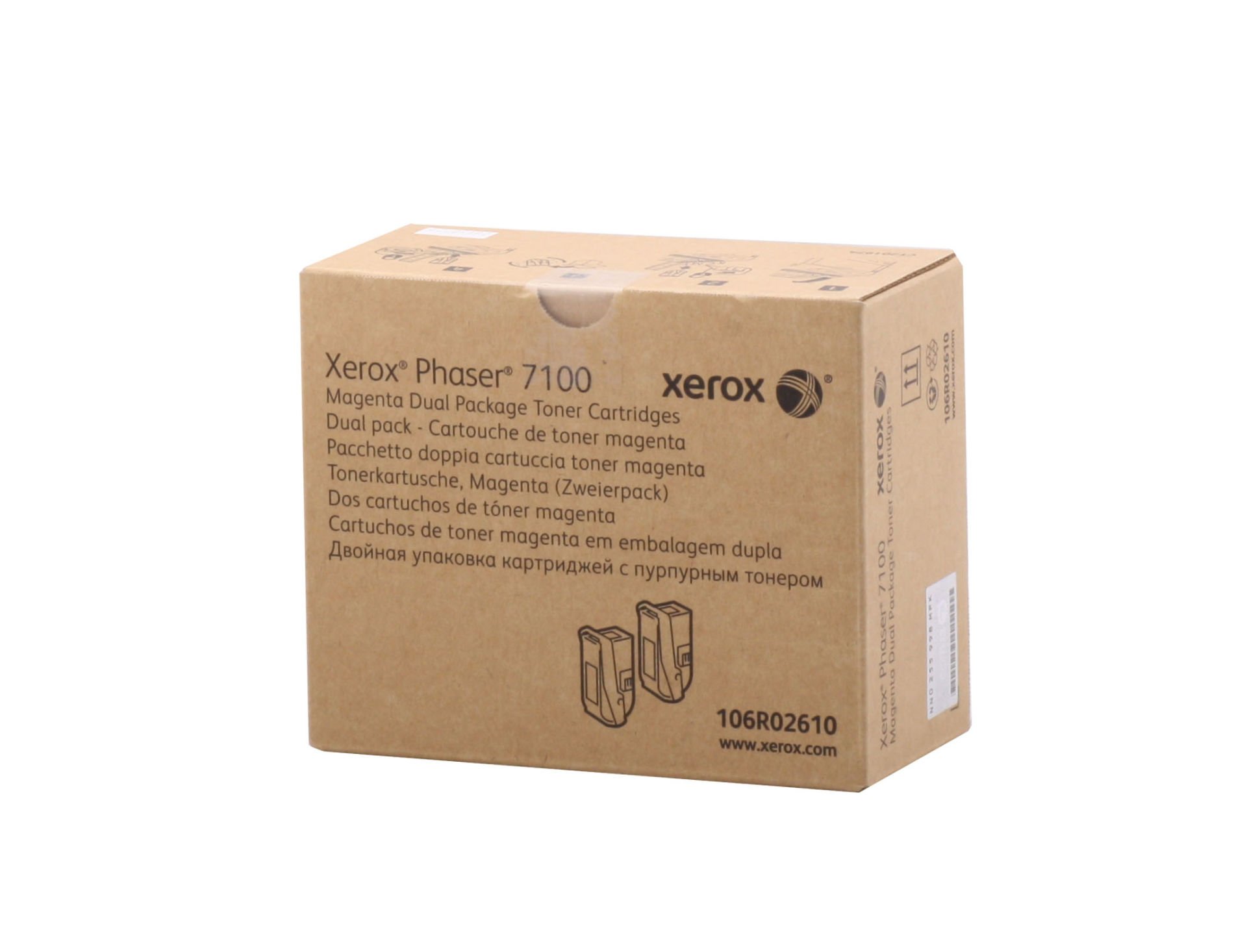 Xerox 106R02610 Phaser 7100 Yüksek Kapasiteli Magenta Kırmızı Toner 9.000 Sayfa