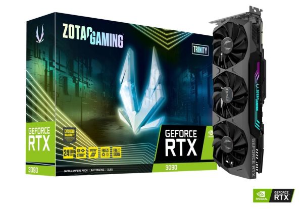 Zotac RTX3090 TRINITY 24GB GDDR6X ZT-A30900D-10P Ekran Kartı