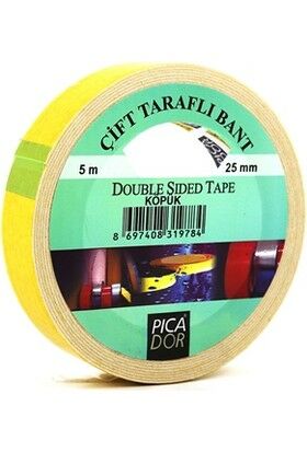 Picador 4300 5mtX15mm Çift Taraflı Köpük Bant