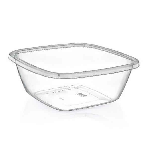 Dünya 10129 13 lt Şeffaf Kare Badya