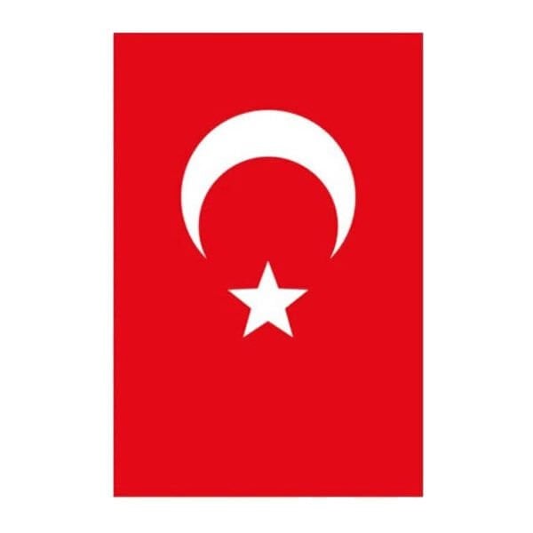 Yükselen 30x45 Türk Bayrağı