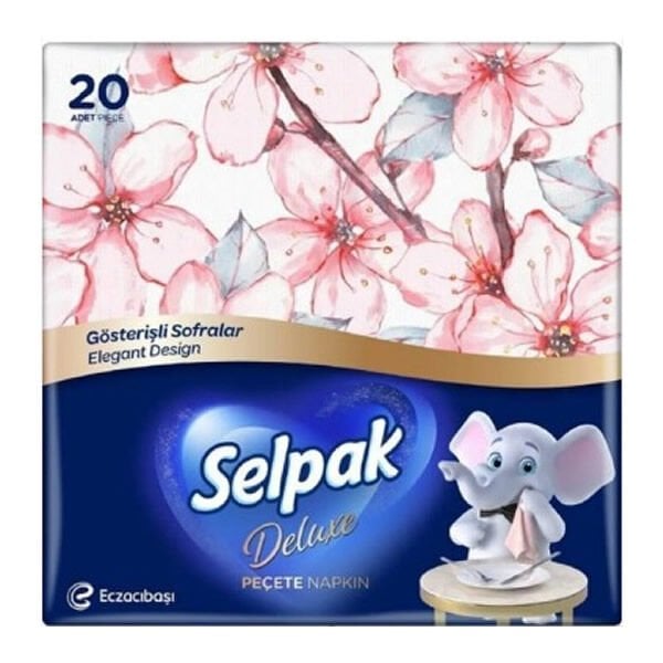 Selpak20 li Extra Desenli Servis Peçetesi