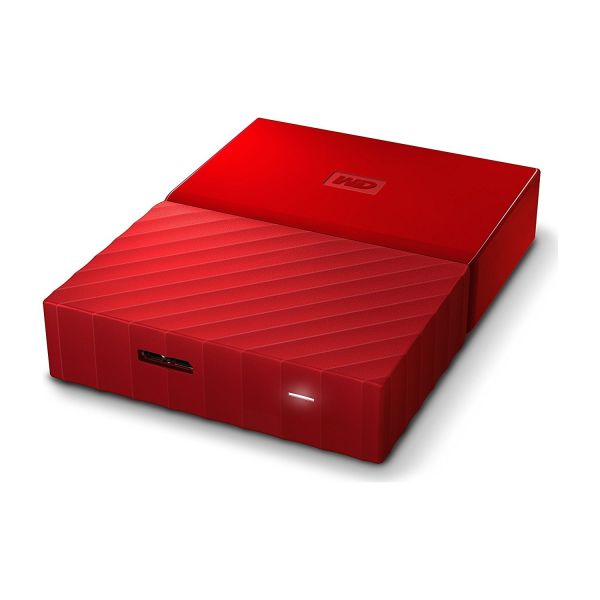 Wd 1Tb 2.5 Usb 3.0 Wdbynn0010Brd My Pas Kırmızı Harici Harddisk