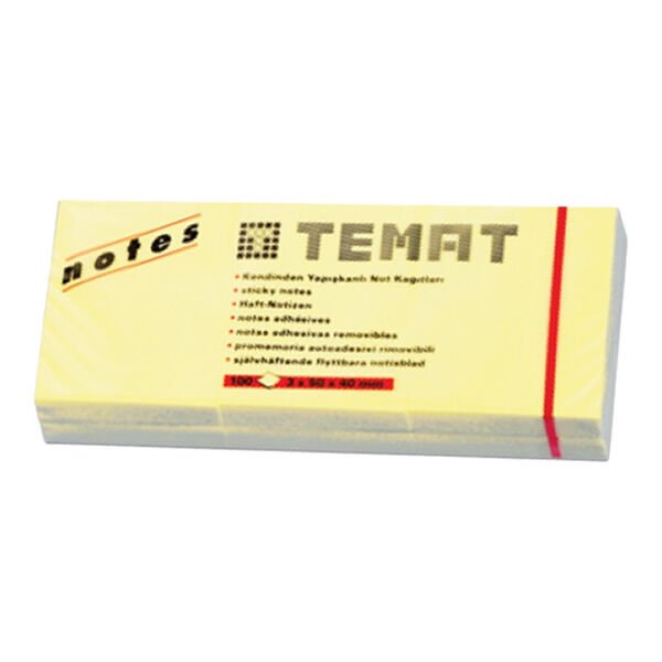 Temat 3X50X40 Yapışkanlı Not Kağıdı