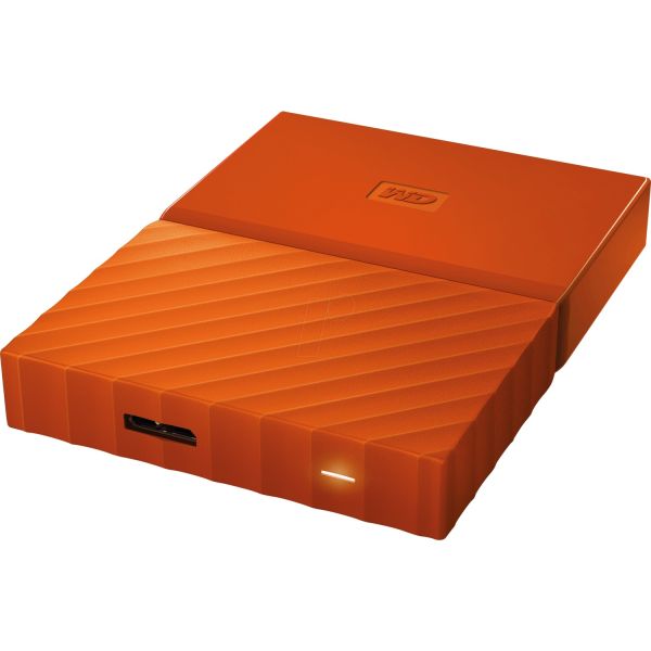 Wd 1Tb 2.5 Usb 3.0 Wdbynn0010Bor My Pas Turuncu Harici Harddisk