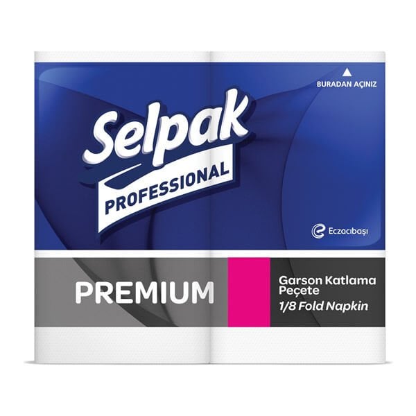 Selpak 100 lü 33x33 cm Garson Katlama Peçete