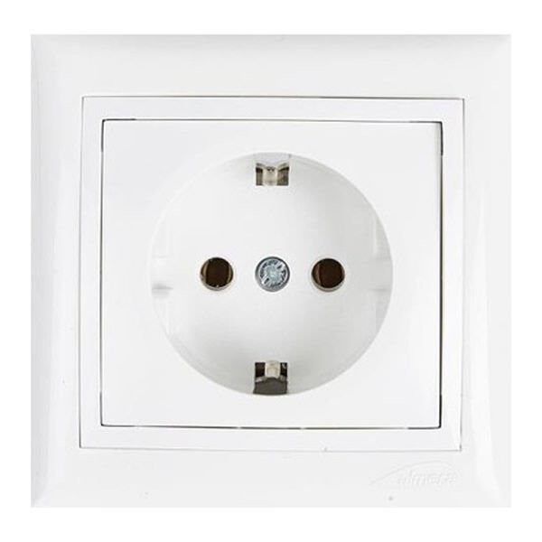 Almera 9145002 Beyaz Topraklı Priz