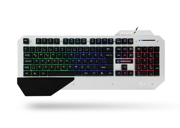 Everest Rampage KB-R04 Siyah Usb Kablolu Gaming Aydınlatmalı 105 Tuşlu Klavye