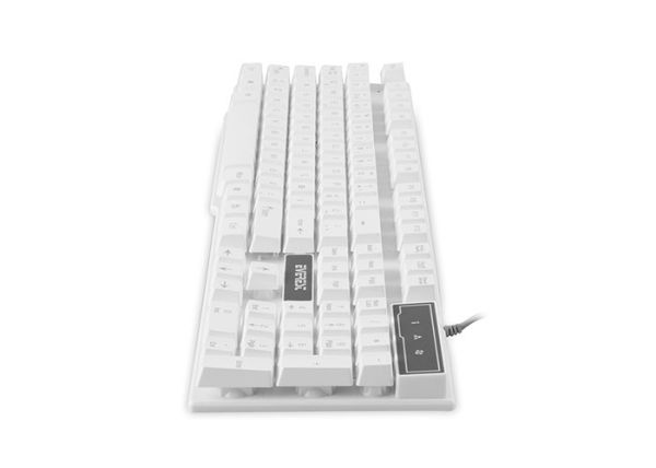 Everest KB-X8 Beyaz Q Usb Kablolu Multimedya Gaming 105 Tuşlu Klavye