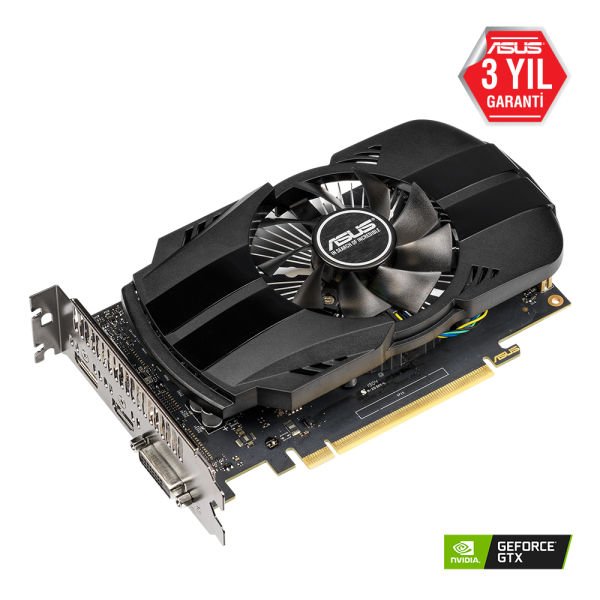 Asus Ph-Gtx1650-O4G Gtx 1650 Oc 4Gb Gddr5 128Bit 1 Ekran Kartı