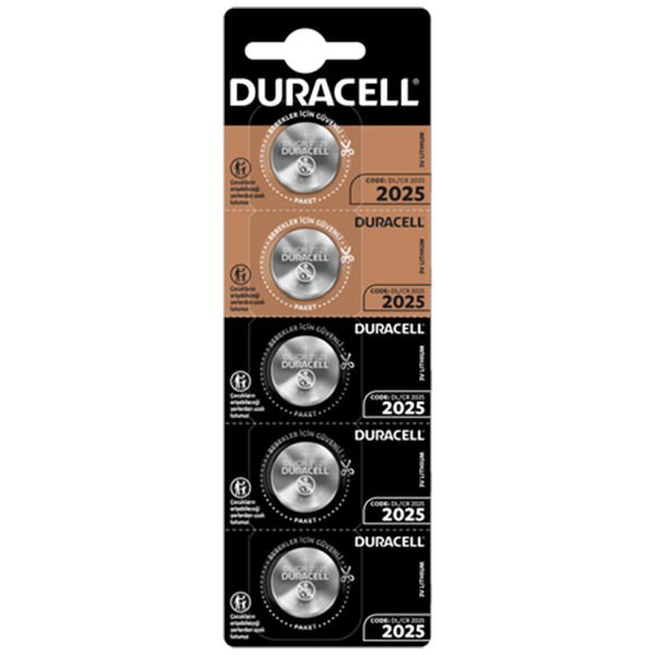Duracell CR 2025 3v Düğme Pil