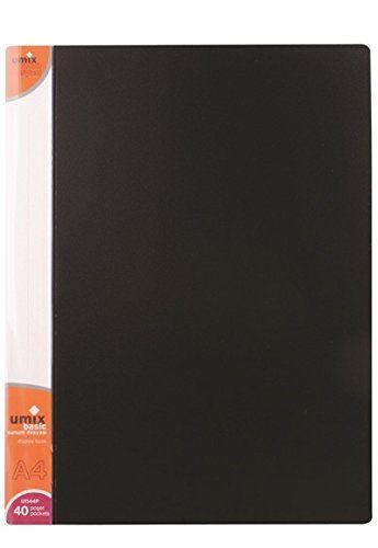 Umix 1141P A4 10 Yaprak Siyah Sunum Dosyası