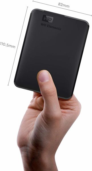 WD 5TB Elements Portable External Hard Drive, USB 3.0 - WDBU6Y0050BBK-WESN Harici Harddisk