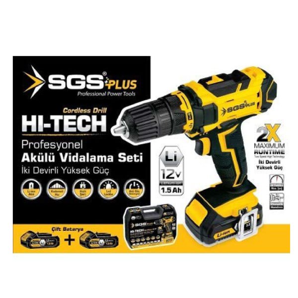 Sgs SGS5130 12 Volt Akülü Vidalama Seti