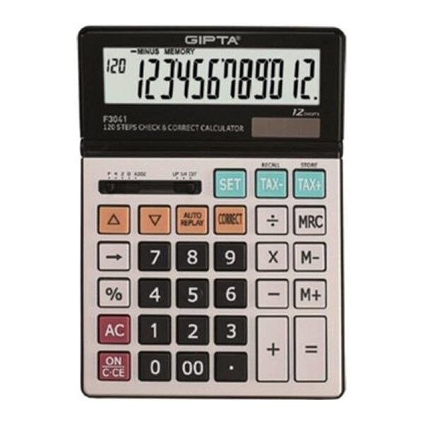 Gıpta F3041 12 Haneli Masaüstü Digit Hesap Makinesi