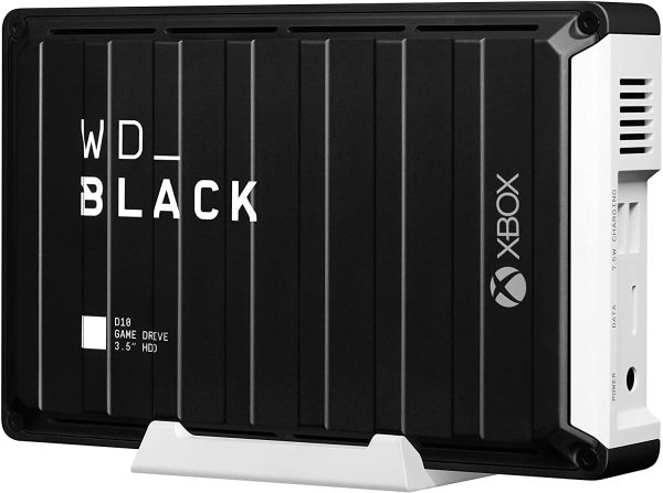 Wd BLACK D10 Game Drive for Xbox One 12 TB WDBA5E0120HBK-EESN Siyah 3.5'' USB 3.2 Harici Disk