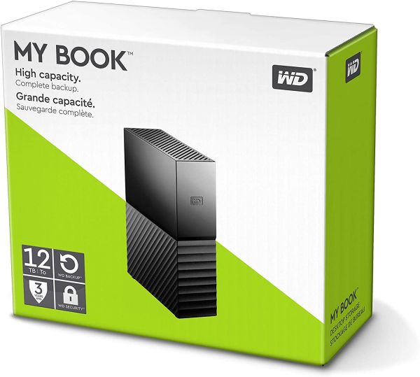 Wd 12TB My Book WDBBGB0120HBK 3.5'' USB 3.1 Harici Disk