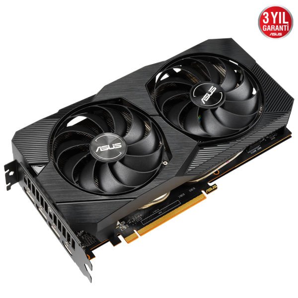 Asus Dual-RX5500XT-O4G-Evo 4GB GDDR6 128-bit Hdmi-Dp (DUAL-RX5500XT-O4G-EVO) Ekran Kartı