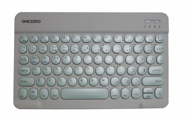 Onezero No:100 Turkuaz  Bluetooth Klavye Slim