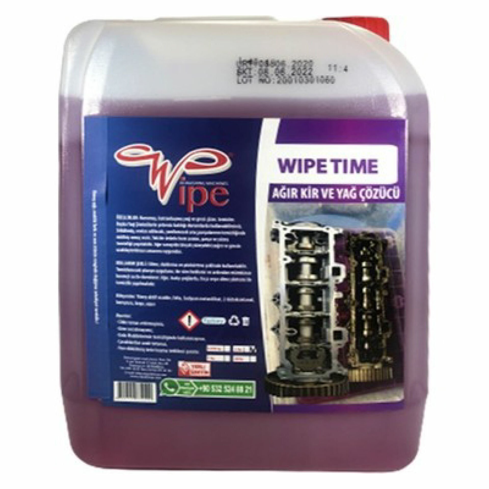 Wipe 5 kg Time Ağır Kir Ve Yağ Çözücü