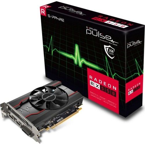 Sapphire RX550 4GB PULSE 11268-01-20G GDDR5 128bit HDMI DVI DisplayPort PCIe 16X v3.0 Ekran Kartı