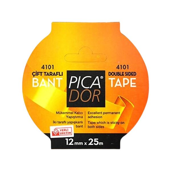 Picador 4101 25mtX12mm Çift Taraflı Bant