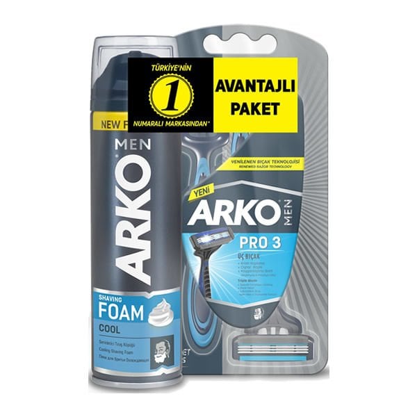 Arko Men T3 3 lü Tıraş Bıçağı
