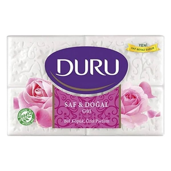 Duru 600 gr Saf ve Doğal Beyaz Gül Sabun