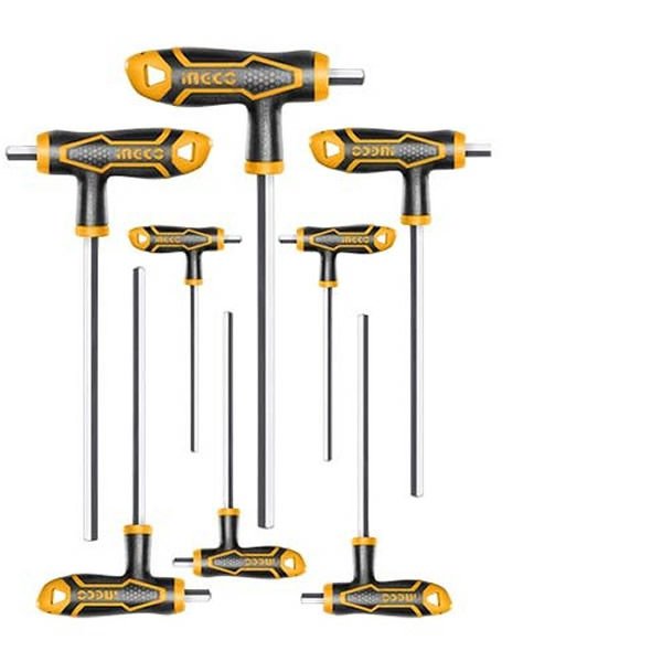 Ingco 8 li T Kollu Alyan Anahtar Seti