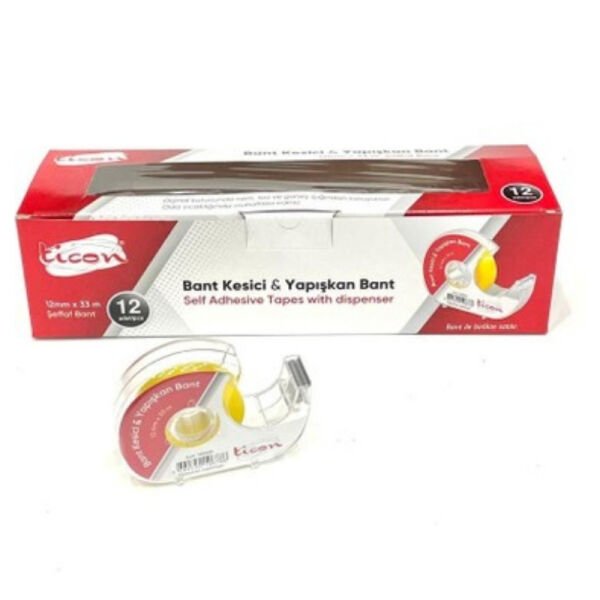 Ticon Bant Kesicili Bant 12mm x 33m