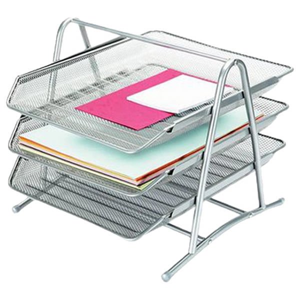 Globox 6259 3 lü Gri Evrak Rafı