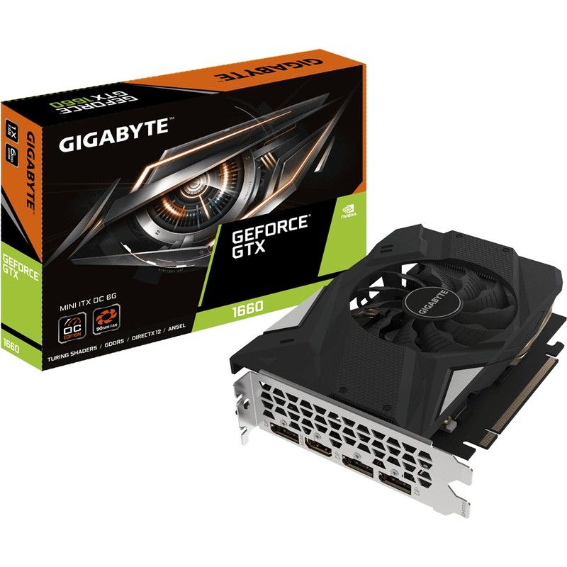 Gigabyte GeForce GTX 1660 Super Mini 6G Gddr6 OC 6GB GV-N166SIXOC-6GD Ekran Kartı